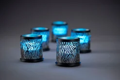 LED Mini Lamp, wiederaufladbar, 4er Set Ersatzlampen 48 x Ø 50 mm 13 Std. Weiß