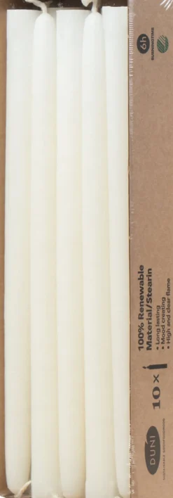 Leuchterkerzen 250 x Ø 22 mm 6 Std. Weiß