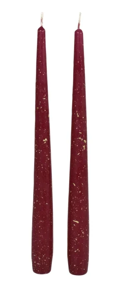 Leuchterkerzen 240 x Ø 22 mm 7,5 Std. Bordeaux