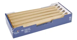 Leuchterkerzen, getaucht 260 x Ø 22 mm 7,5 Std. Gold