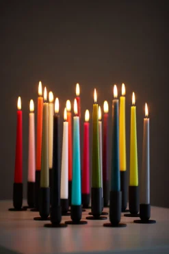 Leuchterkerzen, getaucht 245 x Ø 22 mm 7,5 Std. Mandarin