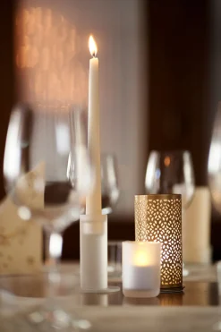 Leuchterkerzen, getaucht 245 x Ø 22 mm 7,5 Std. Gelb