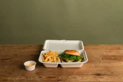 Menübox 470/300 ml Braun 2-Teilung