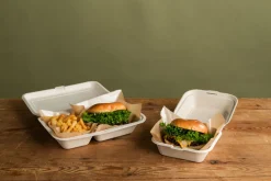 Menübox 470/300 ml Braun 2-Teilung