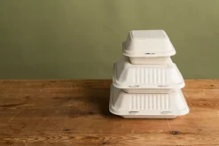 Menübox 1200 ml Braun ungeteilt