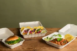 Menübox 475 ml Braun ungeteilt