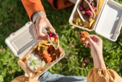 Menübox 850 ml Braun ungeteilt