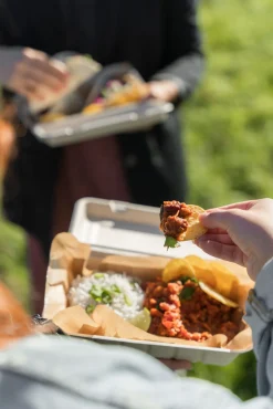 Menübox 850 ml Braun ungeteilt