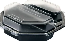 Octaview® 190 x 190 x 60 mm Schwarz 2-Teilung