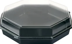 Octaview® 305 x 305 x 80 mm Schwarz ungeteilt