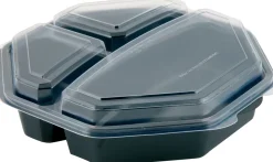 Octaview® (C&C Packung mit 149872) 230 x 230 x 60 mm Schwarz 3-Teilung