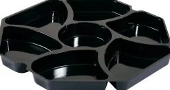 Octaview® Einsatz für 149873/149874 284 x 284 x 25 mm Schwarz 7-Teilung