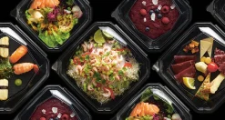 Octaview® L+ 225 x 225 x 80 mm Schwarz ungeteilt