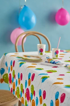 Papier-Tischdecke 120 x 180 cm Splash Balloons