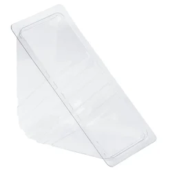 Pappbox für Sandwichecken 181 x 96 x 85 mm Transparent ungeteilt