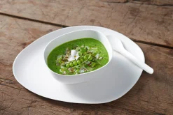 Pebble Teller 27 cm Weiß