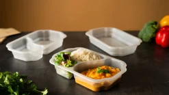 PP Schale Take-Away 250 x 159 x 43 mm Transparent ungeteilt