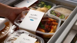 PP Schale Take-Away 250 x 159 x 48 mm Transparent 3-Teilung