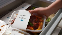 PP Schale Take-Away 250 x 159 x 48 mm Transparent 3-Teilung