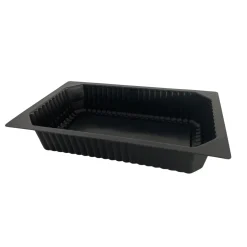 PP-Schale 1/4 GN 265 x 162 x 50 mm Schwarz ungeteilt