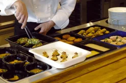 PP-Schale 1/2 GN 325 x 265 x 40 mm Schwarz ungeteilt