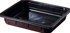 PP-Schale 1/2 GN 325 x 265 x 40 mm Schwarz ungeteilt