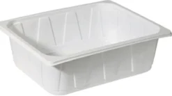 PP-Schale 1/2 GN 325 x 265 x 100 mm Weiß ungeteilt