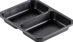 PP-Schale Caterline 227 x 178 x 32 mm Schwarz 2-Teilung