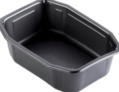 PP-Schale HMR 215 x 148 x 70 mm Schwarz ungeteilt