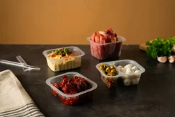 PP-Schälchen 138 x 114 x 35 mm Transparent ungeteilt