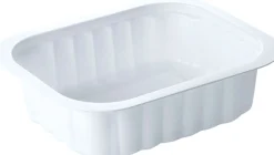 PP-Schälchen 138 x 114 x 35 mm Weiß ungeteilt