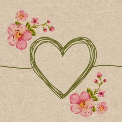 Recycling-Tissue Serviette 33 x 33 cm Passion 2-lagig