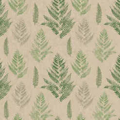 Recycling-Tissue Serviette 33 x 33 cm Farn Pattern 2-lagig