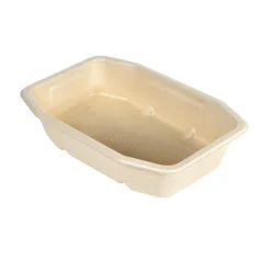 Schale HMR 215 x 148 x 40 mm Braun ungeteilt