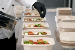 Schale HMR 215 x 148 x 50 mm Braun ungeteilt