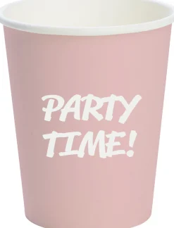 Schnapsglas aus Pappe 6 cl Pink