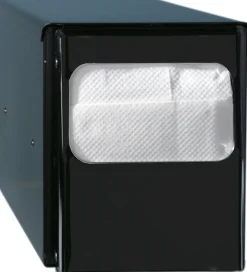 Serviettenspender, Metall for 24 x 30 cm Schwarz