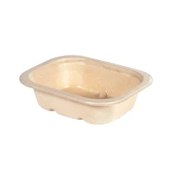 Side Dish Tray 140 x 116 x 37 mm Braun ungeteilt