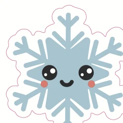 Silhouettes Airlaid Serviette 33 x 33 cm Happy Snow