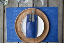 Silikon-Tischset 30 x 45 cm Blau