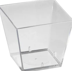 Square 49 x 49 x 46 mm Transparent ungeteilt