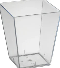 Square, groß 15 cl Transparent ungeteilt