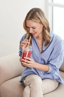 Strohhalme 23 cm x Ø 8 mm Braun