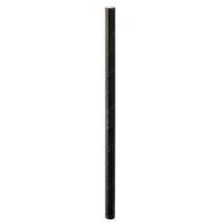 Strohhalme 15 cm x Ø 6 mm Schwarz