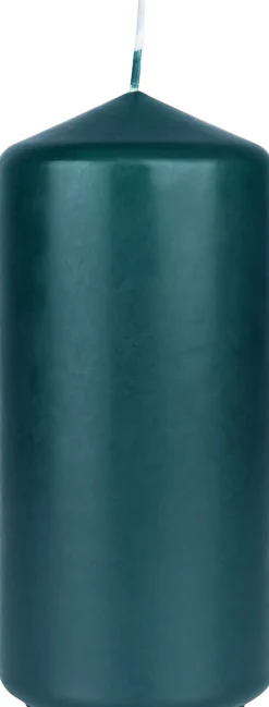 Stumpenkerzen 150 x Ø 70 mm 62 Std. Ocean Teal