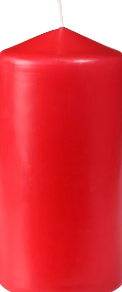 Stumpenkerzen 100 x Ø 50 mm 20 Std. Rot