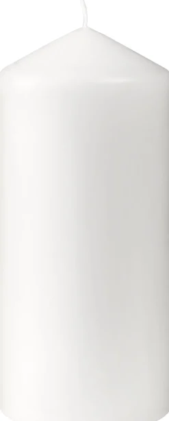 Stumpenkerzen 130 x Ø 60 mm 40 Std. Weiß