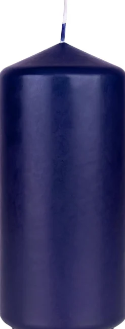 Stumpenkerzen 150 x Ø 70 mm 62 Std. Dunkelblau