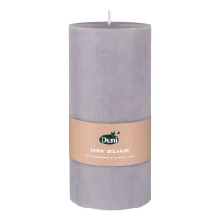 Stumpenkerzen 150 x Ø 70 mm 50 Std. Grau