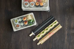 Sushi Box Slim Long Braun